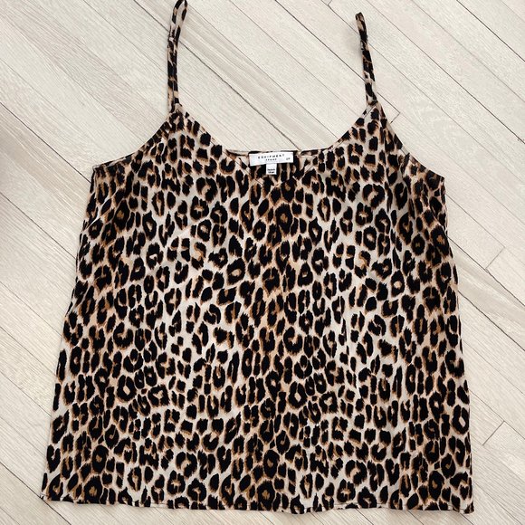 Equipment Tops - Equipment Cheetah Silk tank